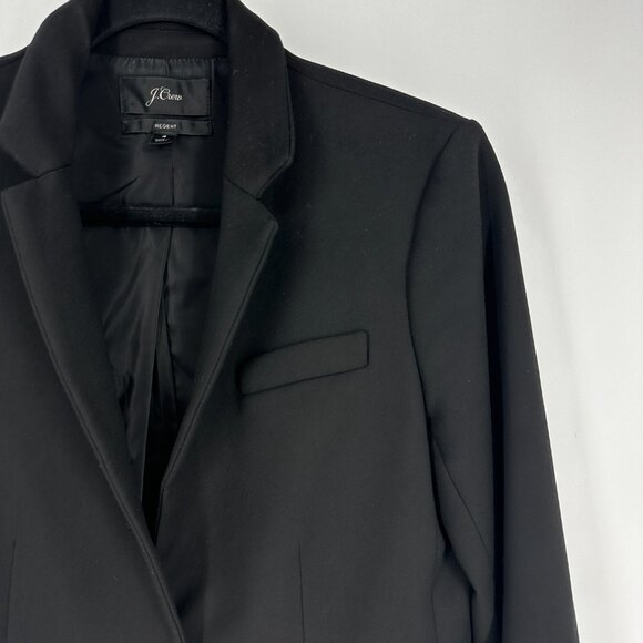 J.Crew Women's‎ Regent Single Button Blazer Four Season Stretch Black Size 4 - Picture 5 of 11